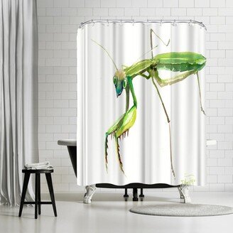 71 x 74 Shower Curtain, Raying Mantis 2 by Suren Nersisyan