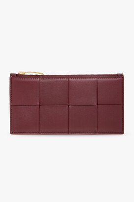 Leather Card Case - Burgundy