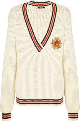 Ecusson knitted sweater