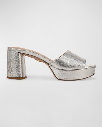 Dali Metallic Platform Mule Sandals