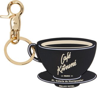 Gold & Black 'Café Kitsuné' Keychain