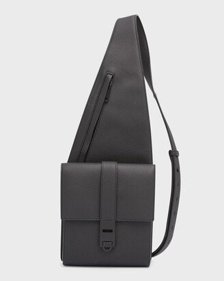 Men's Gancio Leather Crossbody Bag