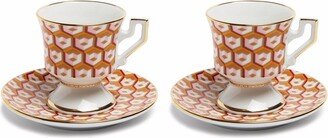 Espresso Cup Saucers (Set Of Two)