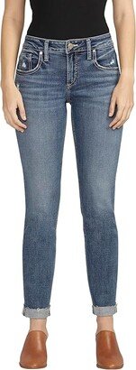 Boyfriend Mid-Rise Slim Leg Jeans L27170ECF378 (Indigo) Women's Jeans