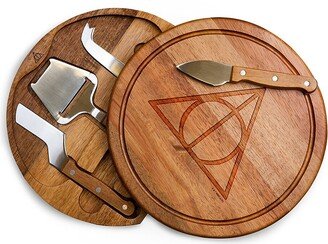 Harry Potter Deathly Hallows Acacia Circo Cheese Cutting Board & Tools Set