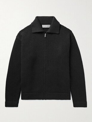 Cashmere Zip-Up Sweater-AC