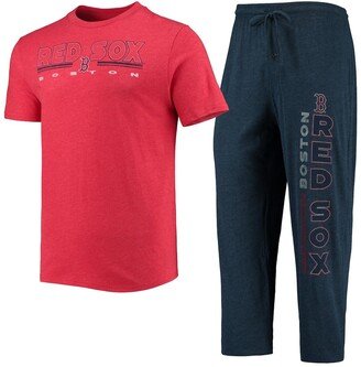 Men's Concepts Sport Navy and Red Boston Red Sox Meter T-Shirt and Pants Sleep Set - Navy, Red