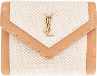 Wallet With Logo - Beige-AA