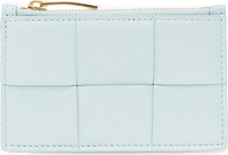 Intrecciato Zipped Card Holder-AA