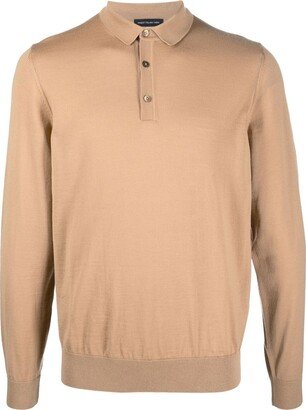 Long-Sleeve Polo Shirt-AF