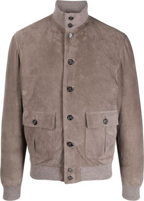 Valstarino padded suede jacket