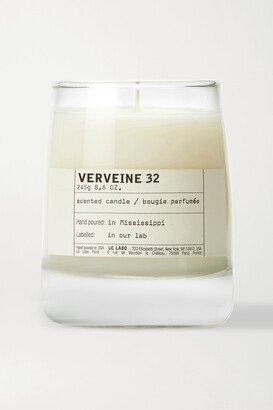 Verveine 32 Scented Candle, 245g - Cream