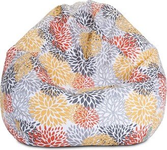 Blooms Shredded Foam Bean Bag Chair