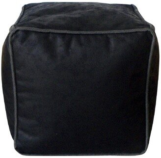 Lux Home Avery Antique Faux Leather Bean Bag Pouf