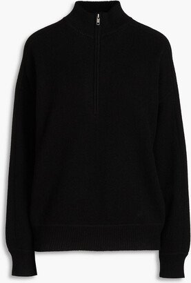 Nia cashmere half-zip sweater-AA