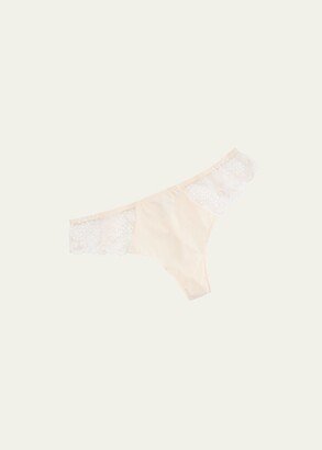 Delice Lace Mesh Thong-AA