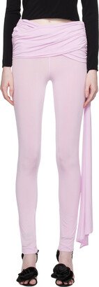 Pink Layered Leggings