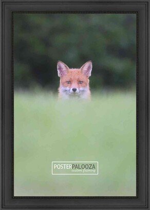 PosterPalooza 16x20 Traditional Black Complete Wood Picture Frame with UV Acrylic, Foam Board Backing, & Hardware