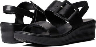 Marcia (Black) Women's Wedge Shoes