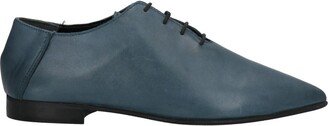 VIVIAN Lace-up Shoes Slate Blue