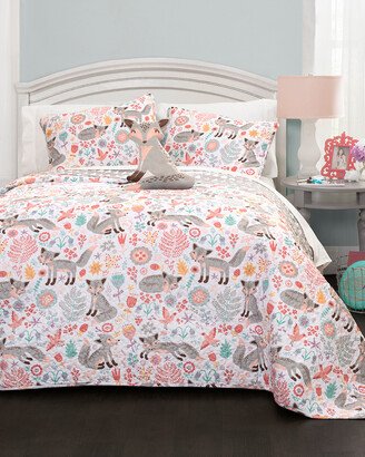 Pixie Fox Quilt Set-AA