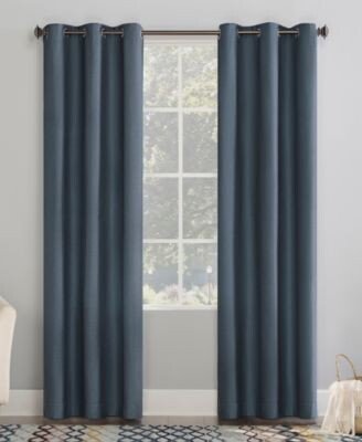 No. 918 Lindstrom Textured Draft Shield Grommet Curtain Panel