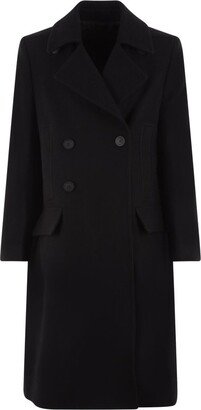 Double-Breasted Mid-Length Coat-AB