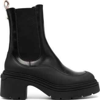 panelled 85mm leather Chelsea boots