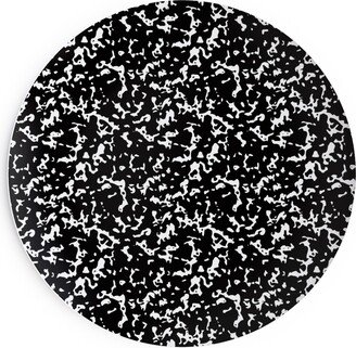 Salad Plates: Composition Notebook - Black And White Salad Plate, Black