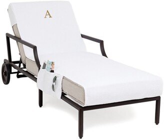 Bookman Chaise Lounge Cover (Monogram A-Z)-AA