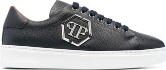 Leather Low-Top Sneakers-AI