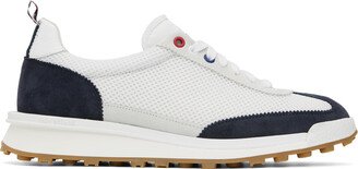 Navy Tech Runner Low Top Sneakers