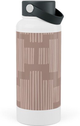 Photo Water Bottles: Step Into It - Dusty Rose Stainless Steel Wide Mouth Water Bottle, 30Oz, Wide Mouth, Pink
