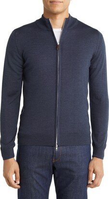 Light Gauge Merino Wool Zip Cardigan