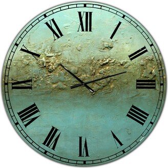 Designart Ocean Dreams Large Modern Wall Clock - 36 x 36