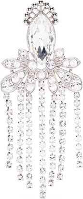 Rabanne Marquise-Crystal Polished-Finish Brooch