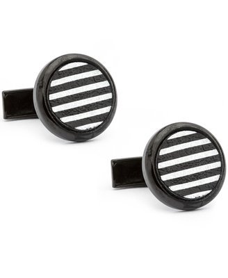 Jailhouse Rock Cufflinks - Black/White