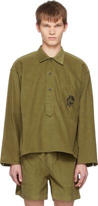 Green Jumping Jockey Polo