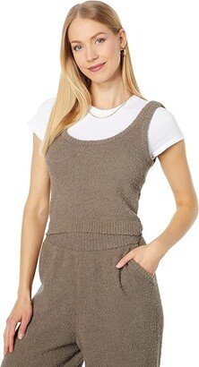 Cornbread Cozy Boucle Sweater Tank (Cyprus Ruins) Women's Sweater