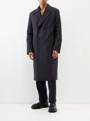 Róhe Double-breasted Wool-blend Overcoat