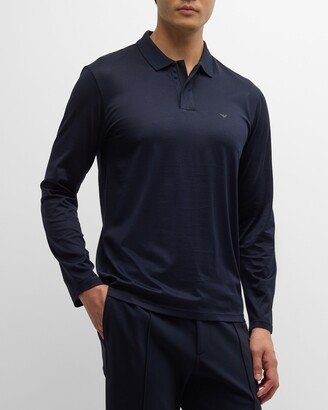 Men's Concealed Quarter-Zip Polo Shirt