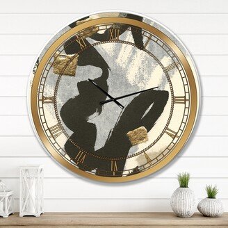 Designart 'Glam Collage II' Glam Large Wall CLock