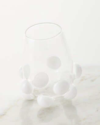 Massimo Lunardon Bubble Wine Glass, White