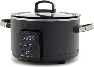 PFAS-Free Nonstick 4qt Slow Cooker Matte Black