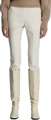 Womens Ponte Seamed Skinny Pants