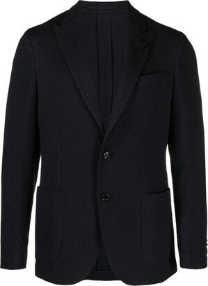 Single-Breasted Tweed Blazer-AA