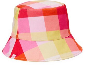 Madras Plaid Reversible Bucket Hat