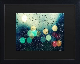 Beata Czyzowska Young Rainy City Matted Framed Art - 15 x 20