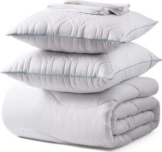 Tencel Soft and Breathable 5 Piece Mattress Pad Set, King