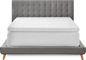 Geopedic 3In Gel-Infused Memory Foam Mattress Topper With Cooling Cover